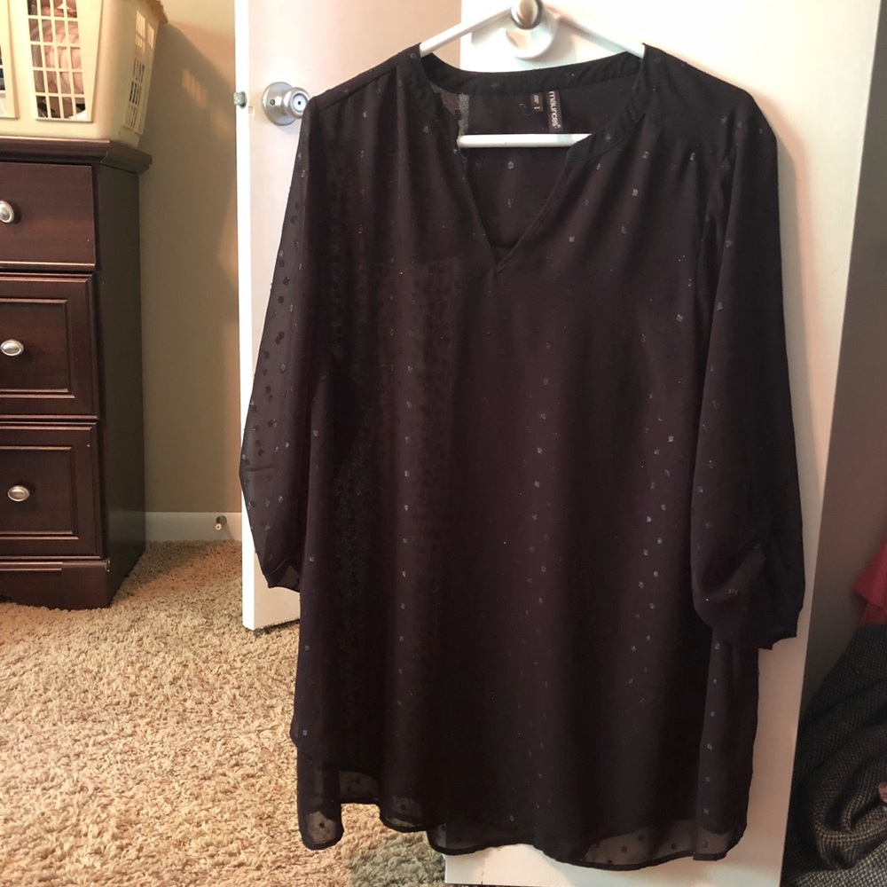 Maurice’s black blouse 1x